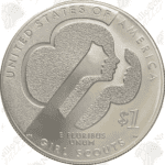 2013 Girl Scouts USA Uncirculated Silver Dollar