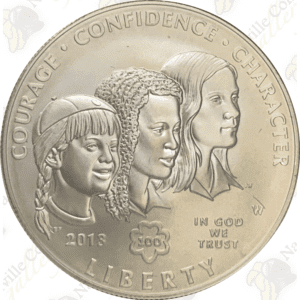 2013 Girl Scouts USA Uncirculated Silver Dollar