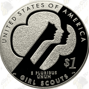 2013 Girl Scouts $1 Commemorative Proof Silver Dollar