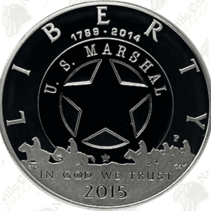 2015 US Marshals Proof Silver Dollar