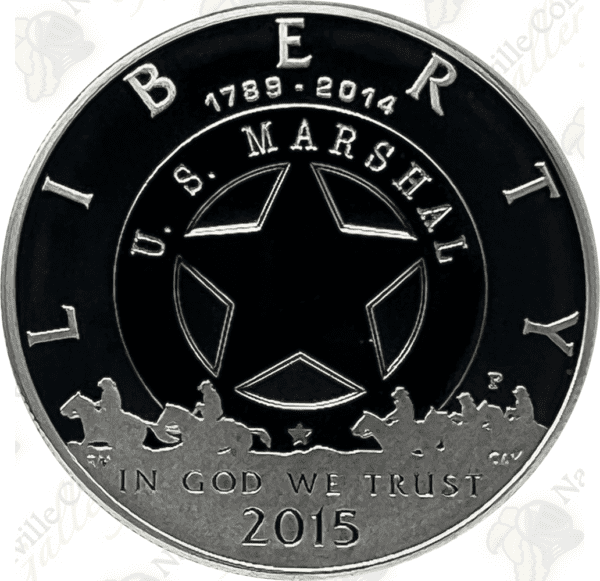 2015 US Marshals Proof Silver Dollar