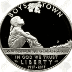 2017 Boys Town Commemorative Proof Silver Dollar