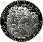2017 Lions Club Commemorative Proof Silver Dollar