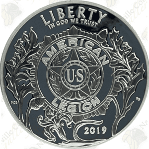 2019 American Legion Commemorative Proof Silver Dollar