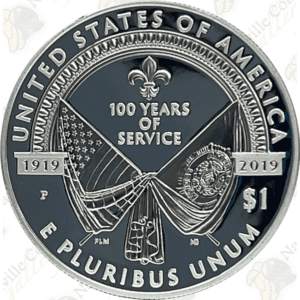 2019 American Legion Commemorative Proof Silver Dollar