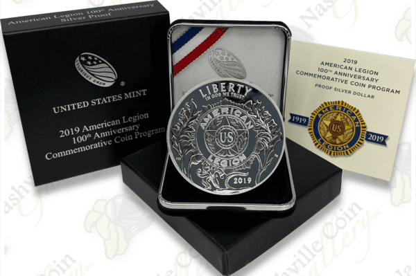 2019 American Legion Commemorative Proof Silver Dollar