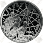 2020 Basketball Hall of Fame Proof Silver Dollar