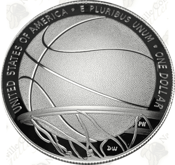 2020 Basketball Hall of Fame Proof Silver Dollar