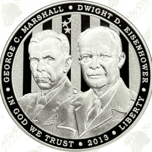 2013 5-Star Generals Proof Silver Dollar