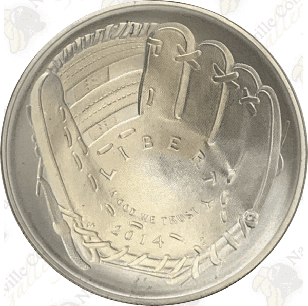 2014 Baseball Hall Of Fame - Uncirculated Silver Dollar