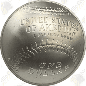 2014 Baseball Hall Of Fame - Uncirculated Silver Dollar