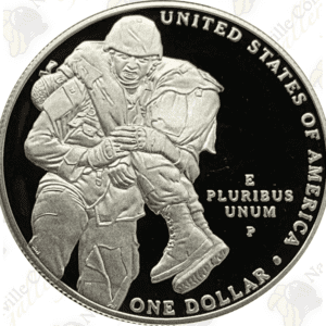 2011 Medal of Honor Proof Silver Dollar