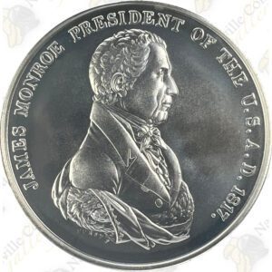 James Monroe 1 oz Silver Presidential Medal