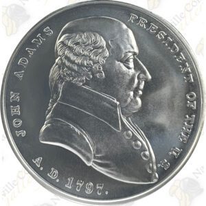 John Adams 1 oz Silver Presidential Medal