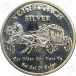 Stagecoach 1 oz Silver Round by NWT Mint