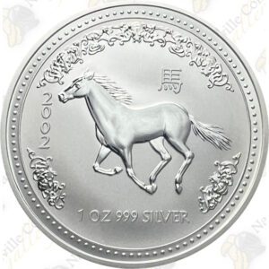 2002 Australia 1 oz Lunar Series 1 Year of the Horse