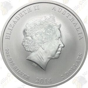 2014 Australia 2 oz Lunar Series 2 Year of the Horse