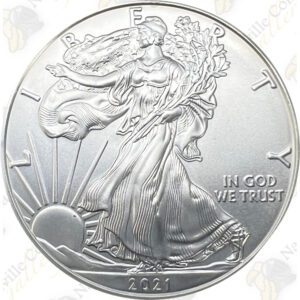 2021 (Type 1) 1 OZ AMERICAN SILVER EAGLE – BU