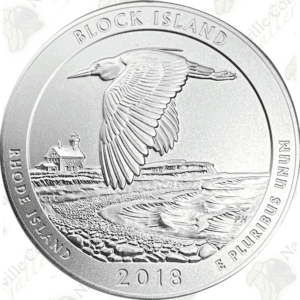 2018-P Block Island 5-oz silver America the Beautiful