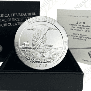 2018-P Block Island 5-oz silver America the Beautiful