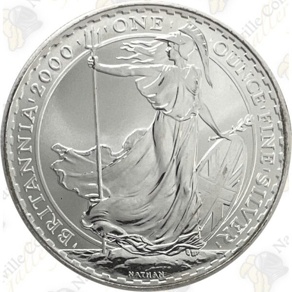 2000 Great Britain Silver Britannia – 1 oz – Uncirculated