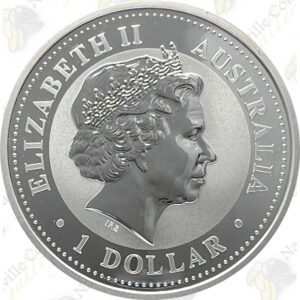 2002 Australian Kookaburra - 1 ounce .999 Fine Silver