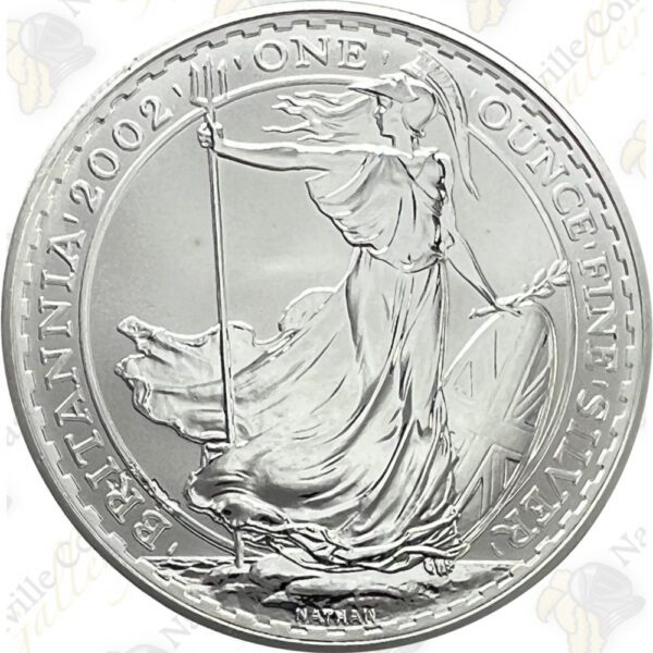 2002 Great Britain Silver Britannia – 1 oz – Uncirculated