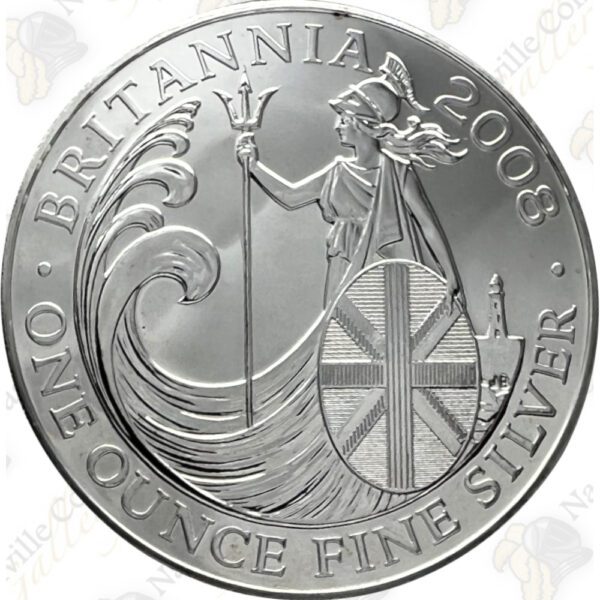 2008 Great Britain Silver Britannia – 1 oz – Uncirculated