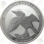 2011 Australian Kookaburra - 1 ounce .999 Fine Silver