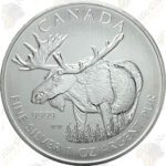 2012 Canada 1 oz. .9999 Fine Silver Moose - BU