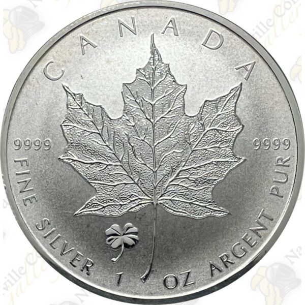 2016 Canada 1 oz. .9999 Fine Reverse Proof Shamrock Privy Proof Silver Maple Leaf - BU