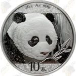 2018 1 30 gram CHINESE SILVER PANDA - 10 YUAN - UNCIRCULATED
