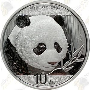 2018 30 gram CHINESE SILVER PANDA - 10 YUAN - UNCIRCULATED