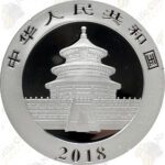 2018 30 gram CHINESE SILVER PANDA - 10 YUAN - UNCIRCULATED