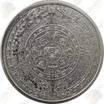 Golden State Mint Cuauhtemoc / Aztec Calendar 1 oz .999 fine silver round