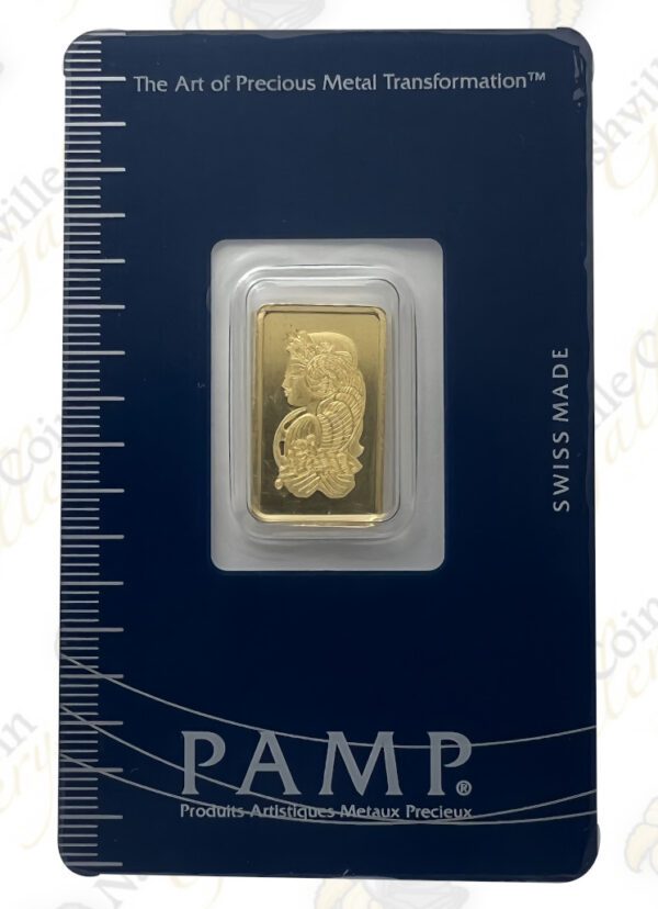 PAMP Fortuna 2.5 gram gold bar (Carded)