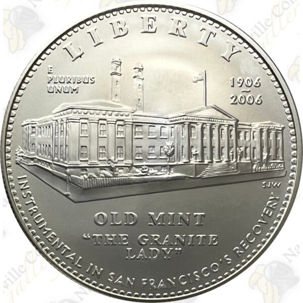 2006-S San Francisco Old Mint Uncirculated Silver Dollar (Box & COA)