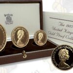 1983 Proof Gold Sovereign 3 Coin Set with BOX & COA