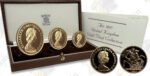 1983 Proof Gold Sovereign 3 Coin Set with BOX &amp; COA