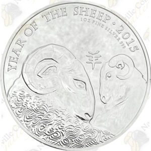 2015 Great Britain Lunar Series Year of the Sheep - 1 oz