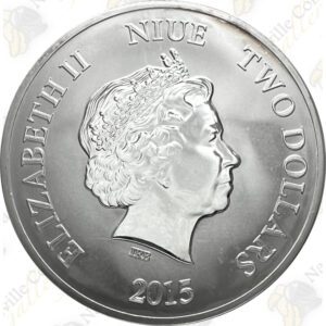 2015 Niue 1 oz Silver Year of the Goat - Uncirculated