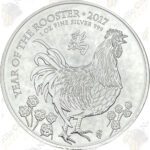 2017 Great Britain Lunar Series Year of the Rooster- 1 oz