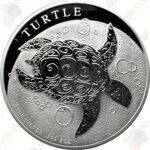 2018 5 oz Niue .999 Fine Silver Hawksbill Turtle