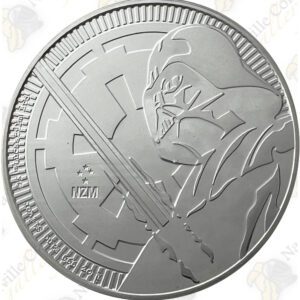 2018 Niue 1 oz .999 Fine Silver Star Wars – Darth Vader Lightsaber