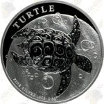 2019 1 oz Niue Silver Hawksbill Turtle