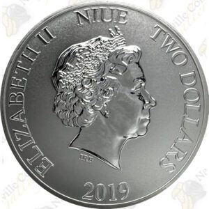 2019 1 oz Niue Silver Hawksbill Turtle