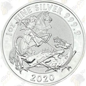 2020 Great Britain Silver Valiant 1 oz .9999 Fine Silver Coin