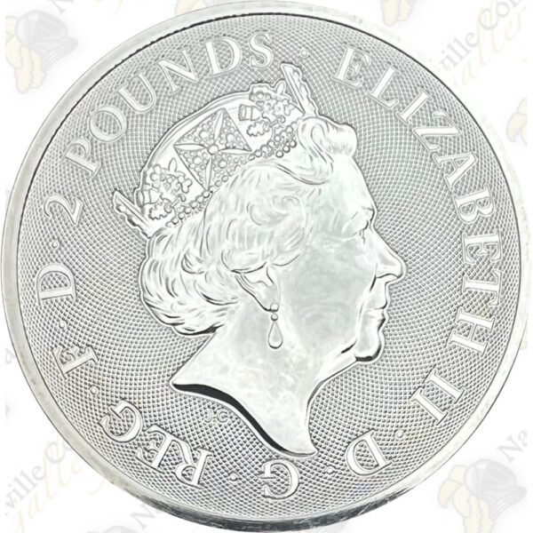 2020 Great Britain Silver Valiant 1 oz .9999 Fine Silver Coin