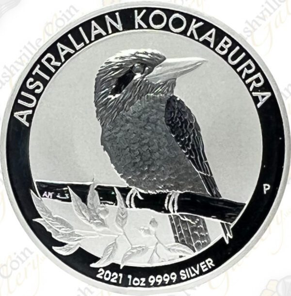 2021 Australian Kookaburra - 1 ounce .9999 Fine Silver
