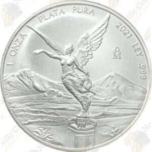 2021 MEXICAN 1 OZ .999 FINE SILVER LIBERTAD